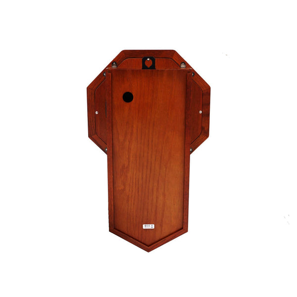 Traditional Schoolhouse Wall Clock with Chime and Pendulum