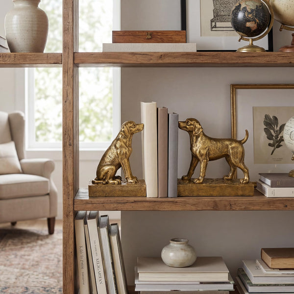 Labrador Dog Bookends Set of 2