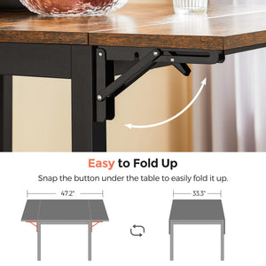 Extendable Dining Table Set with 2 Chairs