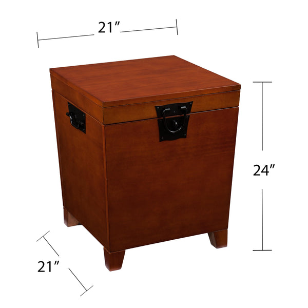 Mission Oak Trunk Table Set – 3 Piece