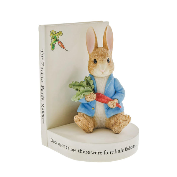 Peter Rabbit Cast Stone Decorative Bookend – Off White