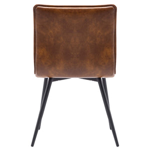 PU Leather Upholstered Dining Chairs Set of 4