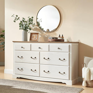 5-Piece King Farmhouse Bedroom Set with Dressers & Nightstands