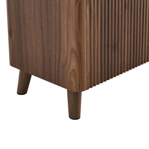TV Stand for 80 Inch TV with Storage, Drawers & Adjustable Shelves