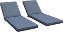 Outdoor Chaise Lounge Cushions Set of 2