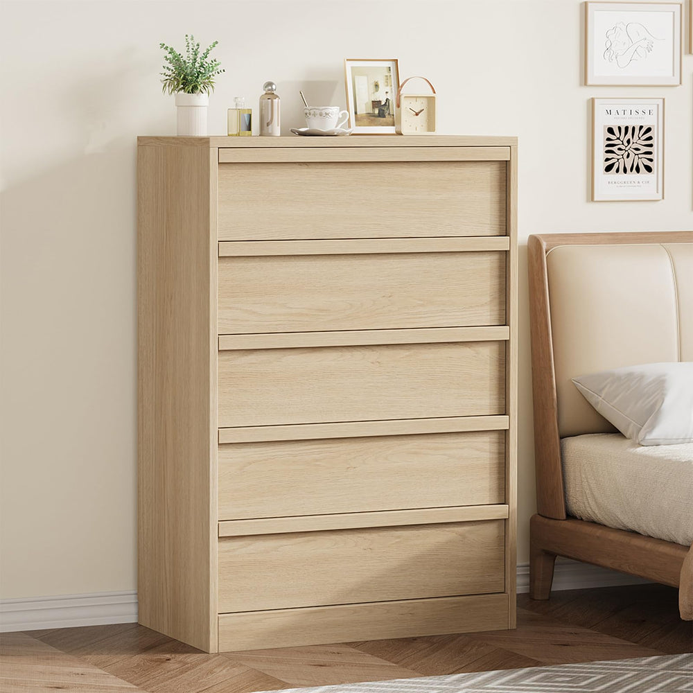 5-Drawer Dresser with Large Storage Drawers