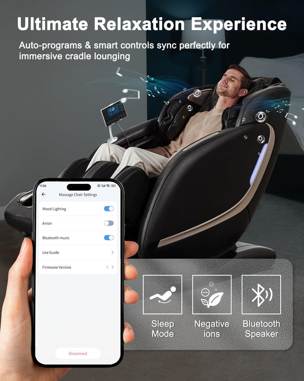 Full Body Massage Chair with SL Track & Zero Gravity