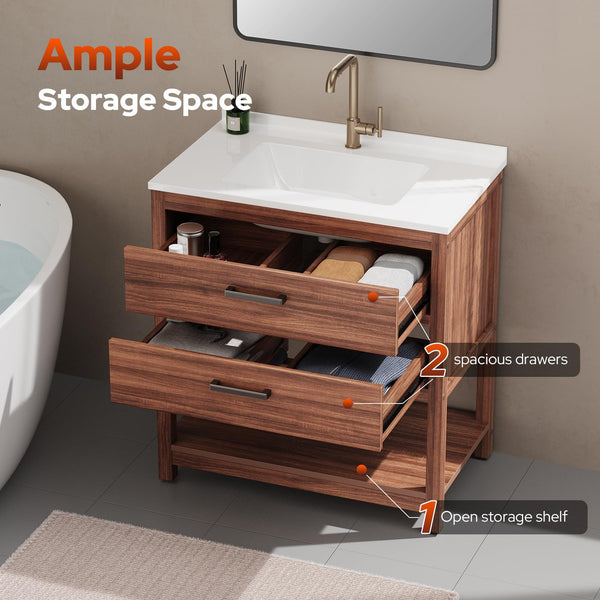 30 Inch Bathroom Vanity with Sink