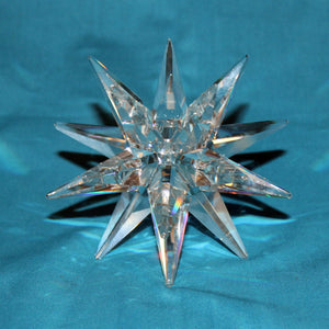 Star Medium Crystal Candle Holder