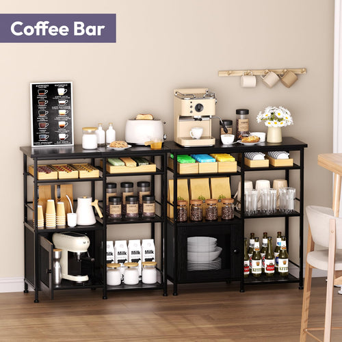 Farmhouse Coffee Bar Cabinet with Doors