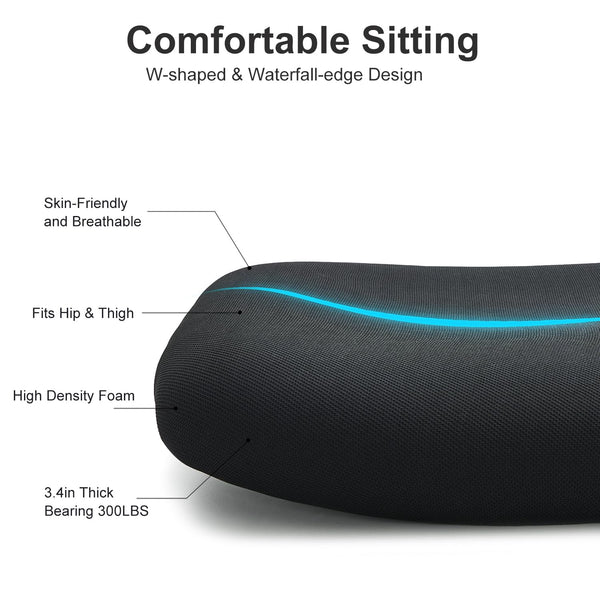 High Back Ergonomic Office Chair with Adjustable Lumbar Support