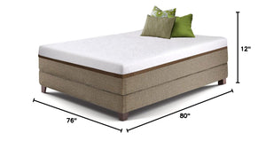12-Inch Cooling Gel Memory Foam Mattress