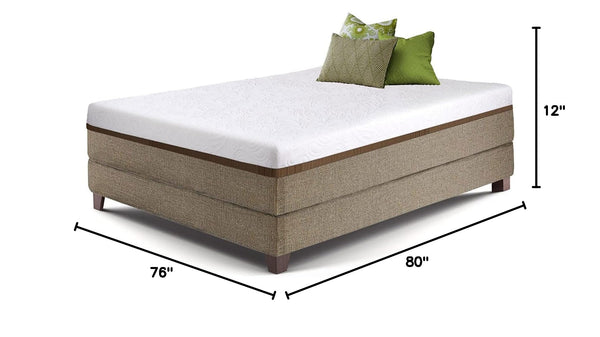 12-Inch Cooling Gel Memory Foam Mattress