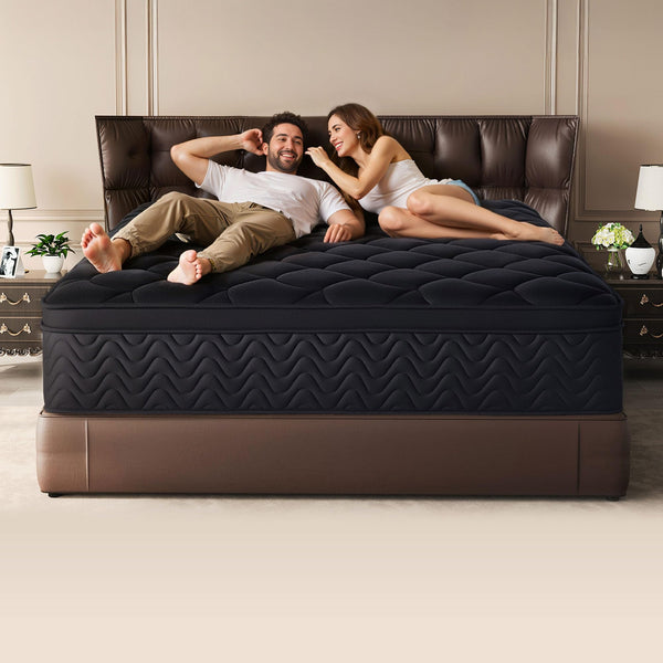 Pocket Spring Innerspring Mattress – Full, Queen & King | 12" & 14" | Quilted, Motion Isolation