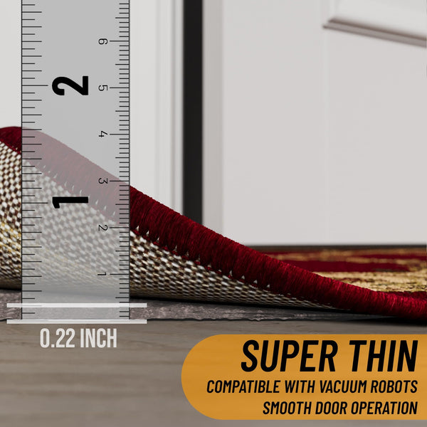 Non-Slip Rug Pad – Felt & Rubber, 1/4" Thick