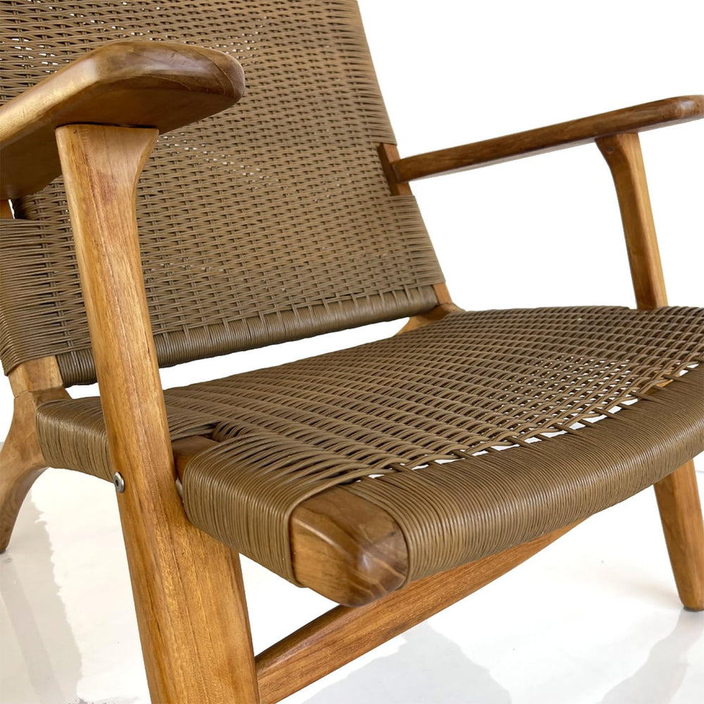 Teak Wood Midcentury Club Lounge Chair