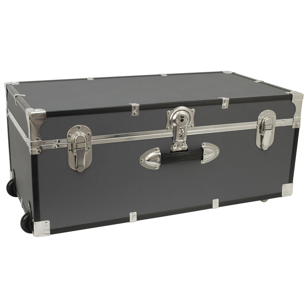 30-Inch Wheeled Storage Trunk with Lock