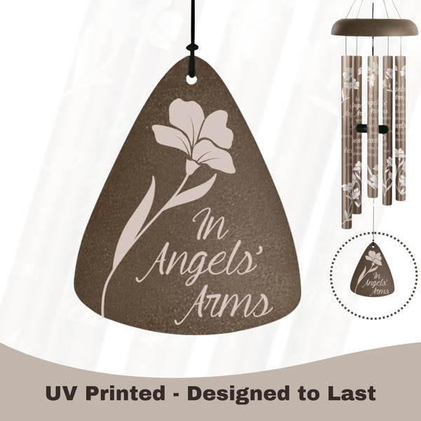 Angels' Arms Memorial Wind Chime – Outdoor Bereavement Decor