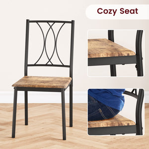 Dining Table Set for 4 with Chairs