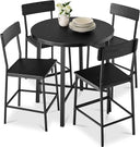 5-Piece Round Counter Height Dining Set with 4 Chairs