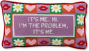 Needlepoint Throw Pillow – Wool Embroidery, 8" x 14"
