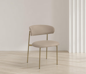 Vegan Leather Dining Chair Set of 2