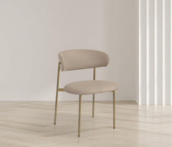 Vegan Leather Dining Chair Set of 2
