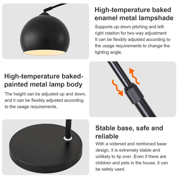 Arc Floor Lamp with Remote Control