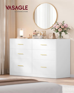 6-Drawer Dresser Chest of Drawers – Modern Bedroom Storage