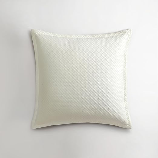Diamond Quilted Egyptian Cotton Euro Sham 26" x 26"