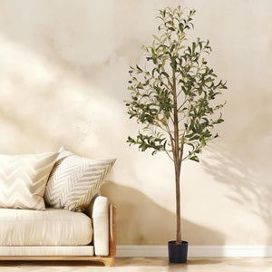 Artificial Olive Tree with Pot – Indoor & Outdoor Floor Plant
