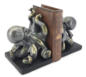 Nautical Octopus Bookends – Antique Bronze Finish
