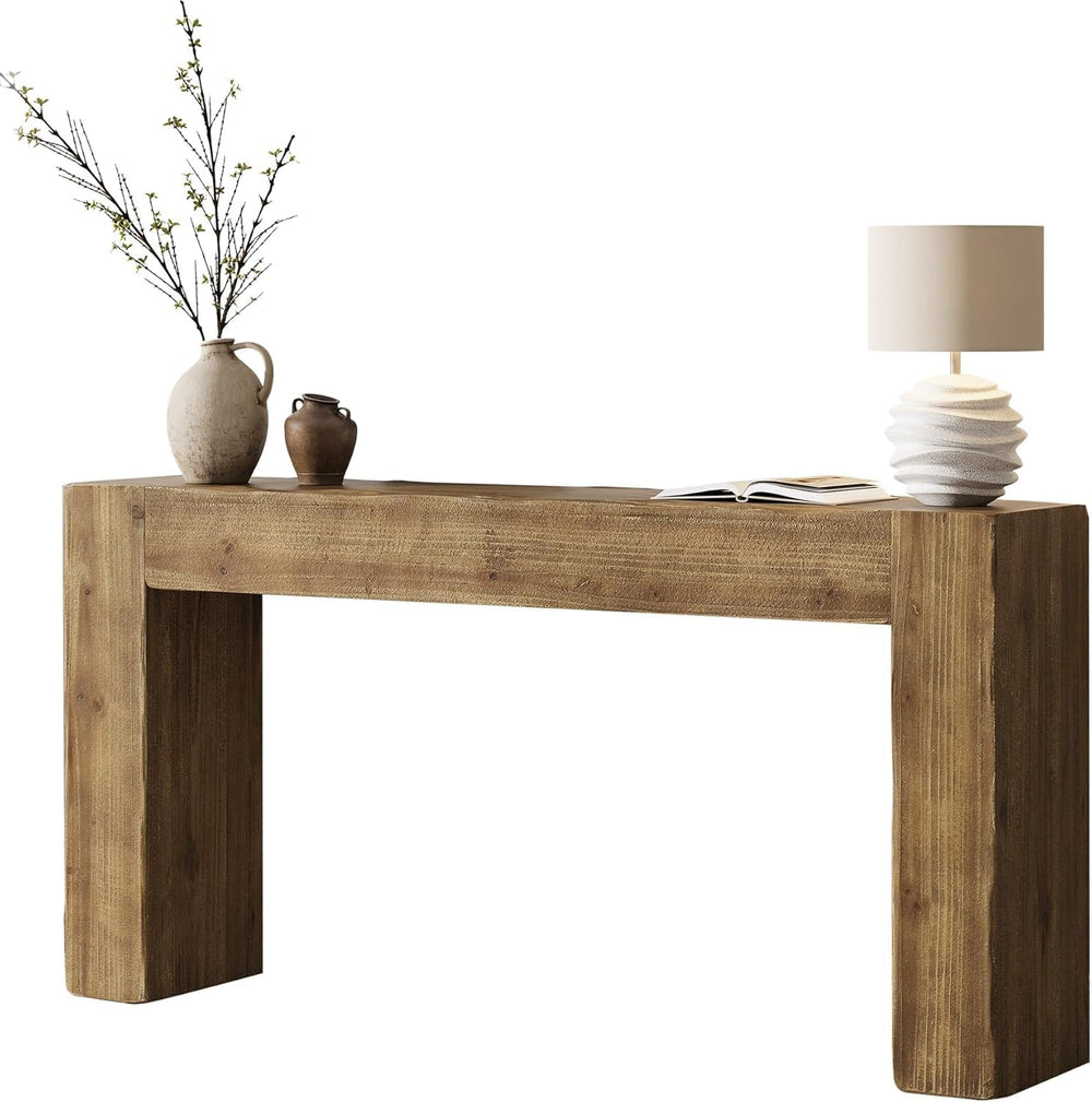 63-Inch Solid Wood Console Table