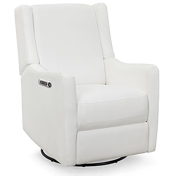 Power Recliner Swivel Glider with USB Charging – Stain-Resistant Fabric