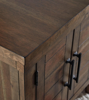 Farmhouse End Table with Cabinet Doors