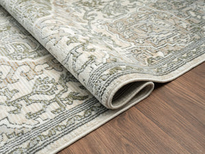 Beige & Green Vintage Area Rug