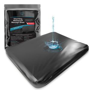 Waterproof Vinyl Fitted Massage Bed Sheet with Side Pocket