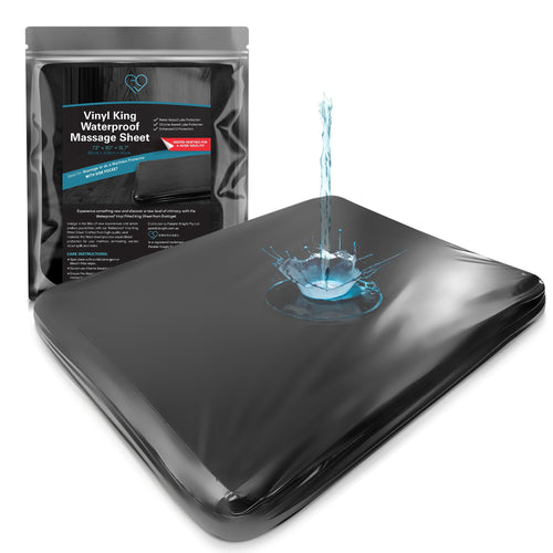 Waterproof Vinyl Fitted Massage Bed Sheet with Side Pocket