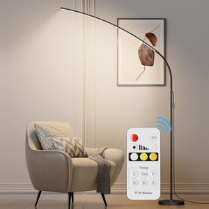 68-Inch LED Floor Lamp with Remote & Touch Control