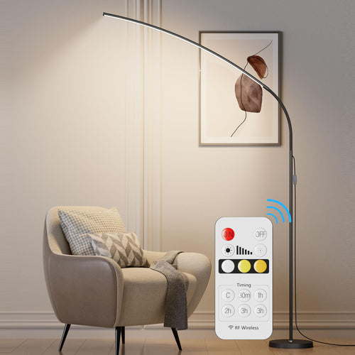 68-Inch LED Floor Lamp with Remote & Touch Control