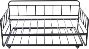 Full Size Daybed with Twin Trundle Bed Frame