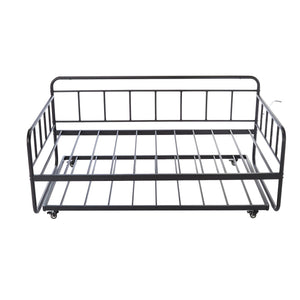 Twin Daybed with Trundle Bed Frame