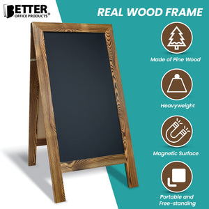 20x40 Magnetic A-Frame Chalkboard Sign with Accessories