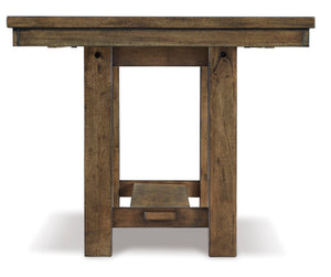 Extendable Rectangular Dining Table with Trestle Base — Seats 8