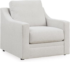Contemporary Light Gray Sofa with Accent Pillows