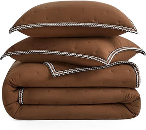 Devon Braid Quilt Set – Plush Quilted Bedding with Shams