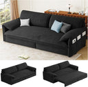Queen Sleeper Sofa Bed – 3-in-1 Convertible Velvet Pull-Out Couch