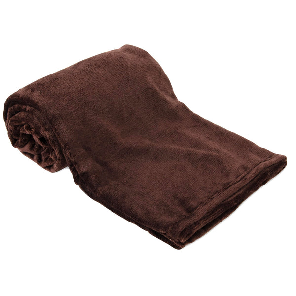 Bulk Fleece Throw Blankets 24 Pack 50x60 Polyester