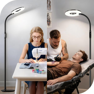 LED Floor Lamp 70-Inch Gooseneck Touch Control Dimmable