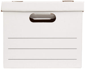 Corrugated Cardboard Filing Boxes with Lift-Off Lid